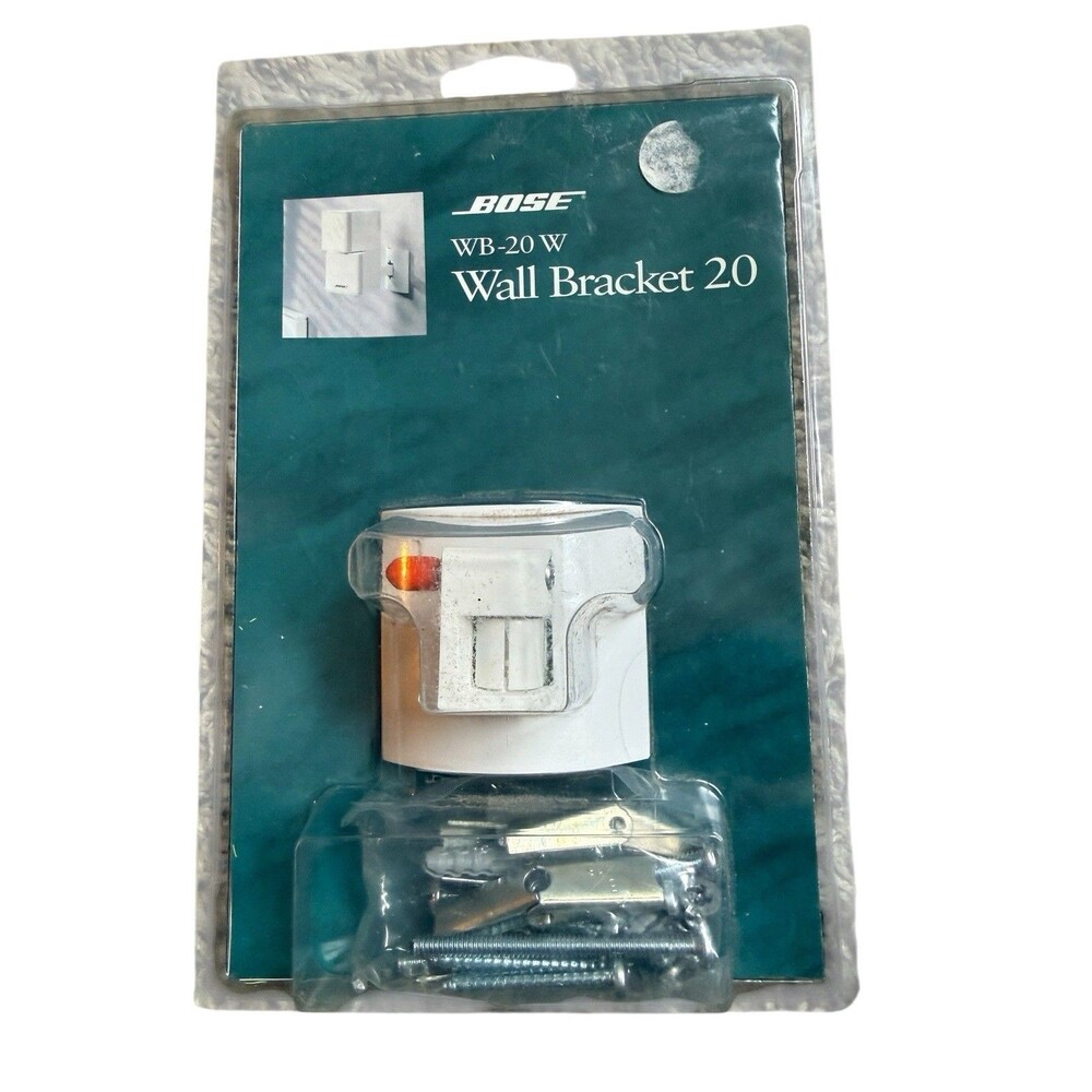 Bose WB-20 W Wall Bracket 20 White Speaker Mount Lifestyle Acoustimass NOS